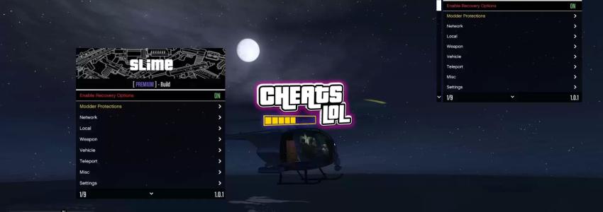 Slime Mod Menu Для GTA 5 Online